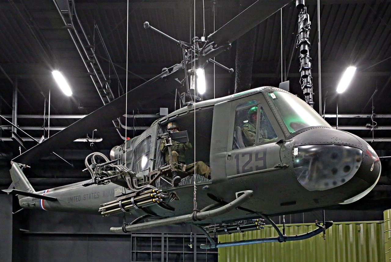 Huey helicopter of the Vietnam War