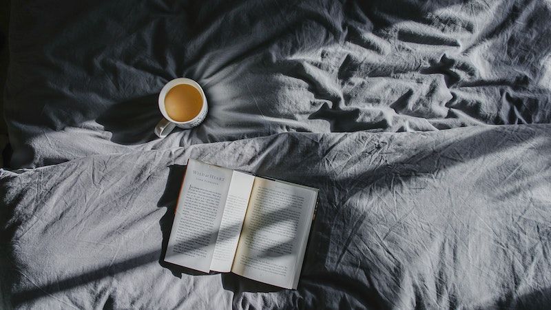 book on bed - hopefully not one of the books with disappointing endings Image