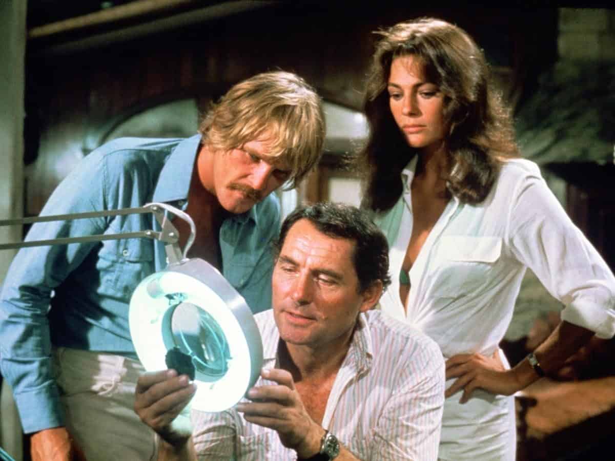 Nick Nolte, Robert Shaw and Jacqueline Bisset in The Deep, Columbia Pictures