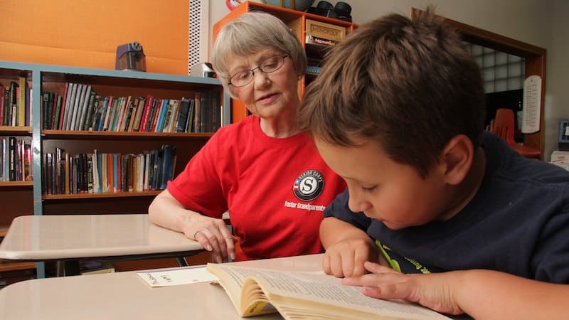AmeriCorps Seniors volunteers foster grandparent
