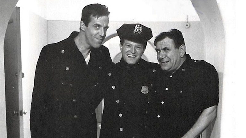 Hank Garrett of 'Car 54' TV show with Fred Gwynne and Joe E. Ross Image