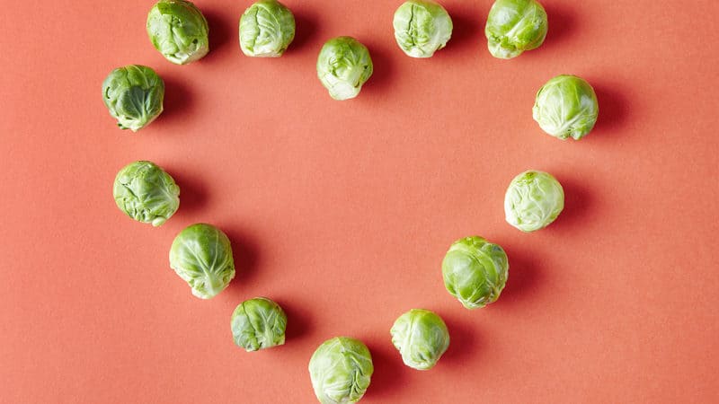 Brussels sprouts which are loaded with vitamin C Image