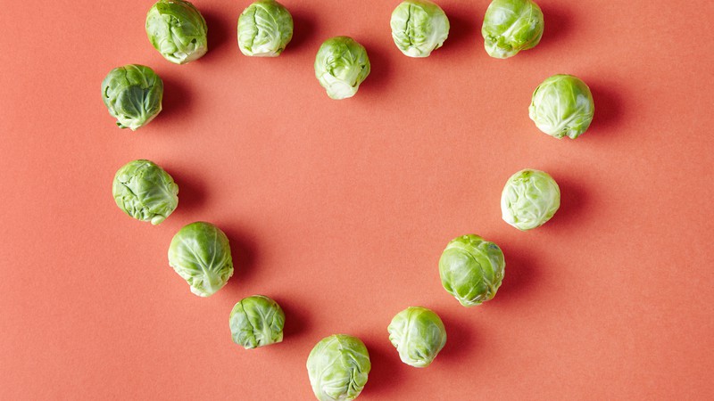 Brussels sprouts which are loaded with vitamin C