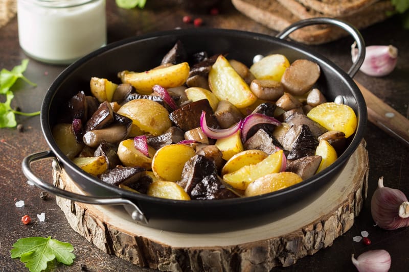 Mushrooms in a stew