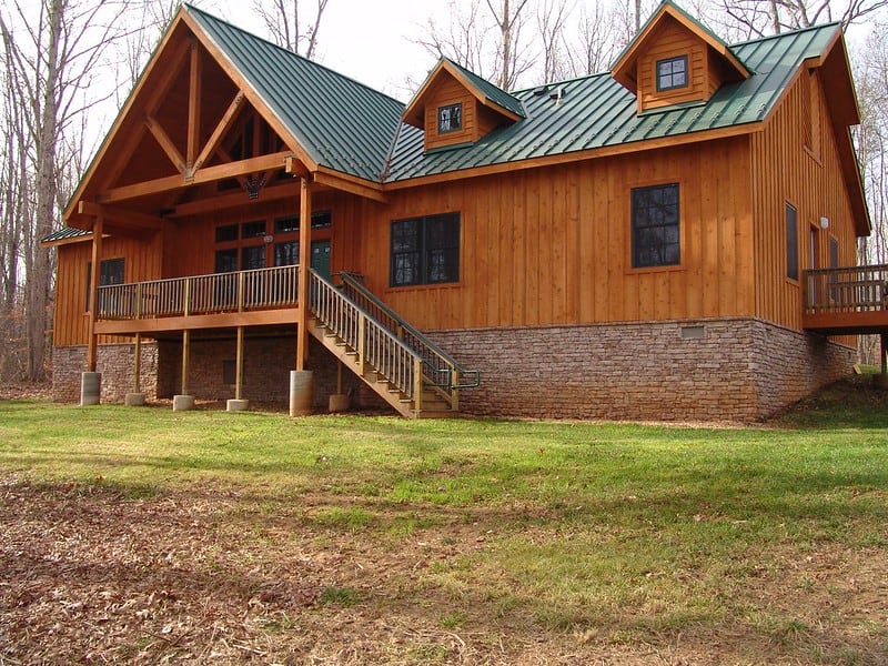 Bear Creek Lake cabin exterior