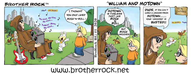 Brother Rock musical comic: Motown