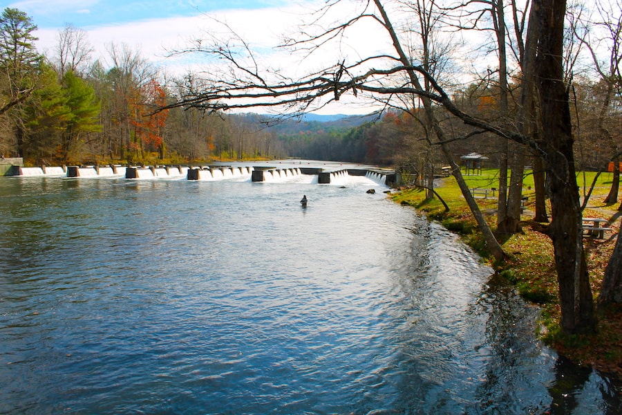 South Holston Dam in eastern Tennessee