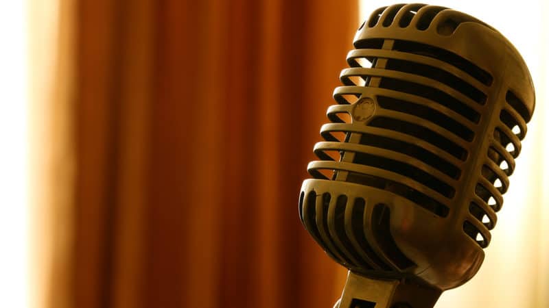 Mrs. Showtime on the mic Image