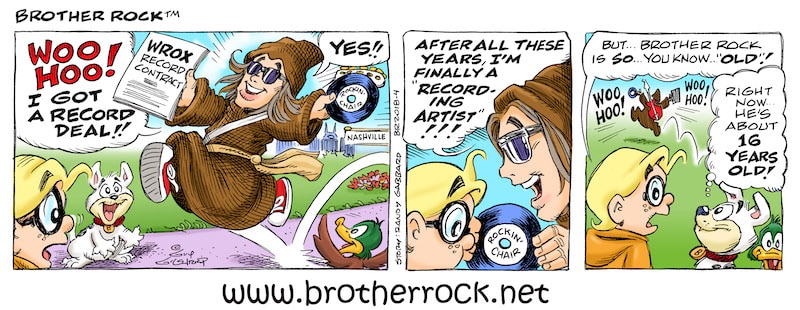 Brother Rock comic record deal