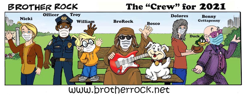 Brother Rock comic The Crew