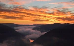 New River Gorge sunset Image