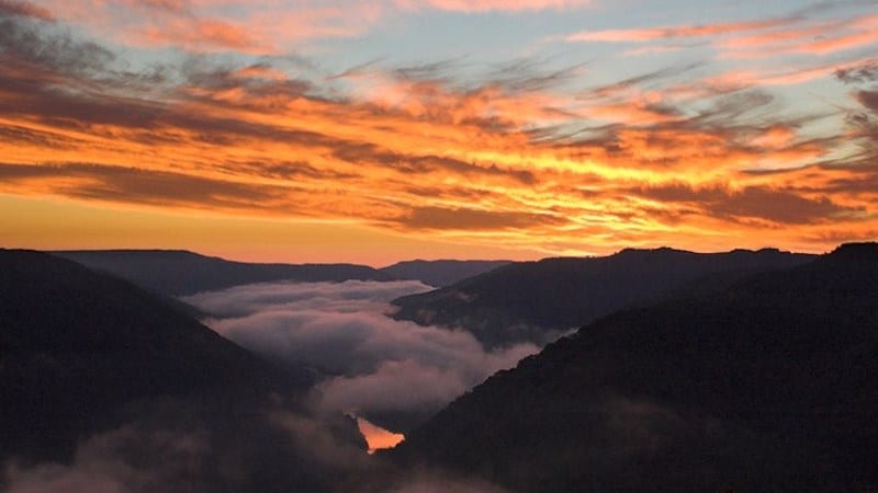 New River Gorge sunset