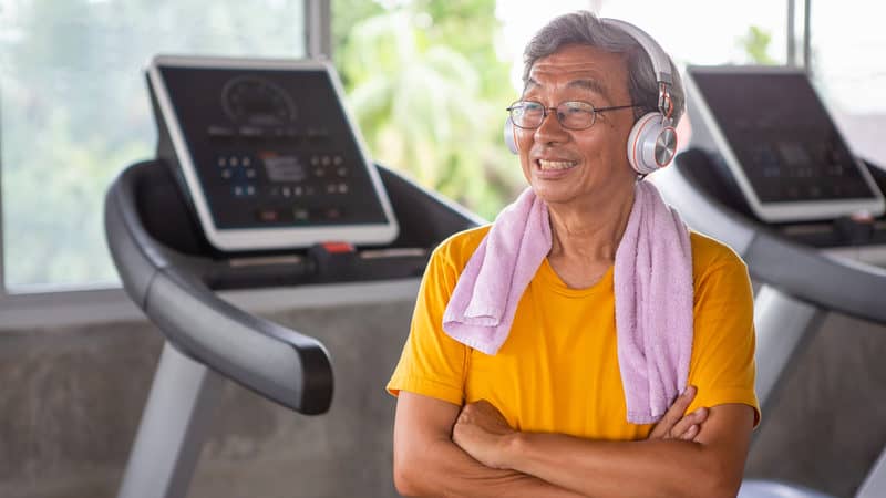 Add variety to your cardio routine like this man Image