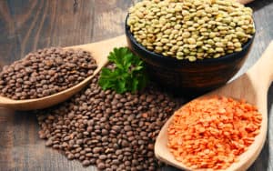 The benefits of lentils are bountiful! Image