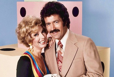 Ruta Lee and Alex Trebek, hosts of High Rollers - NBC