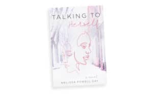 Talking to Herself as speculative fiction - book cover image Image