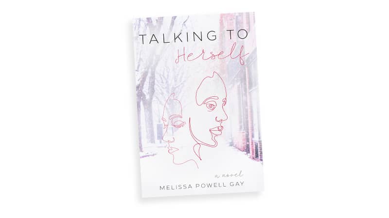 Talking to Herself as speculative fiction - book cover image