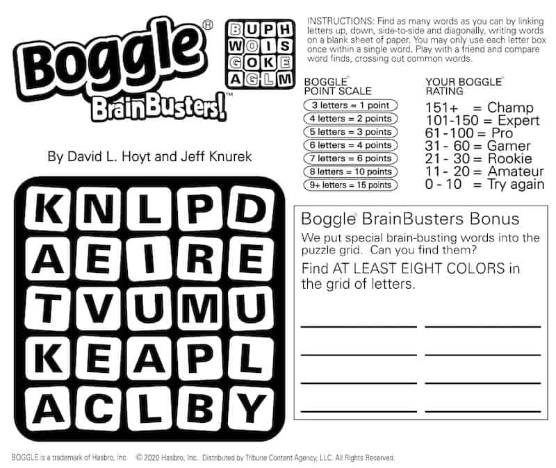 Boggle your mind puzzle for baby boomers for May 3