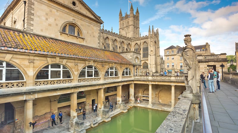 Bath's ancient Roman baths, now a museum. Photo by Dominic Arizona Bonuccelli, Rick Steves’ Europe. Highlights of Bath, England