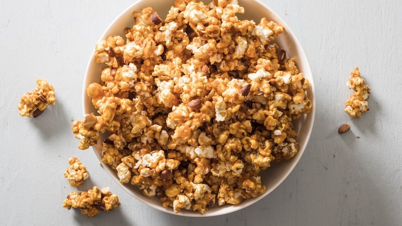 Caramel popcorn recipe