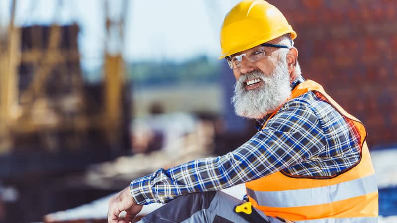 Handsome construction crush