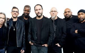 The Dave Matthews Band, 2020, photo by Danny Clinch. For article on Grammy Museum Dave Matthews Band exhibit Image