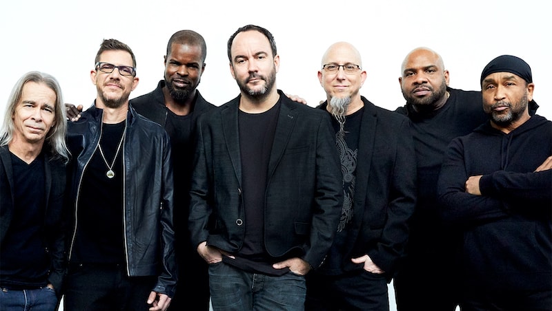 The Dave Matthews Band, 2020, photo by Danny Clinch. For article on Grammy Museum Dave Matthews Band exhibit
