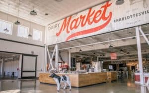 Welcome to the Dairy Market food hall in Charlottesville; photo credit, Robinson Imagery x Do Me A Flavor Image