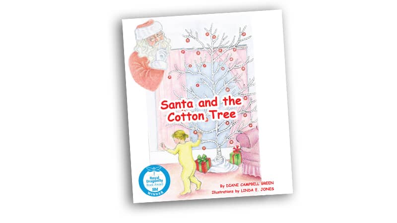 Book cover for Santa and the Cotton Tree review