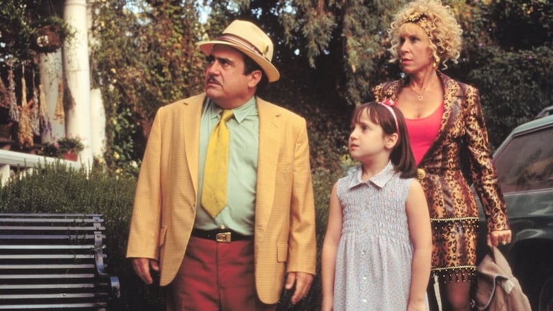 Danny DeVito, Mara Wilson, and Rhea Perlman, in Matilda - TriStar Pictures (for Whatever happened to Matilda Mara Wilson)