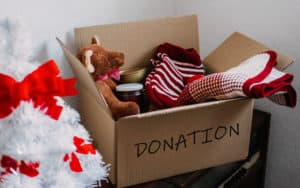 Christmas donation box Image