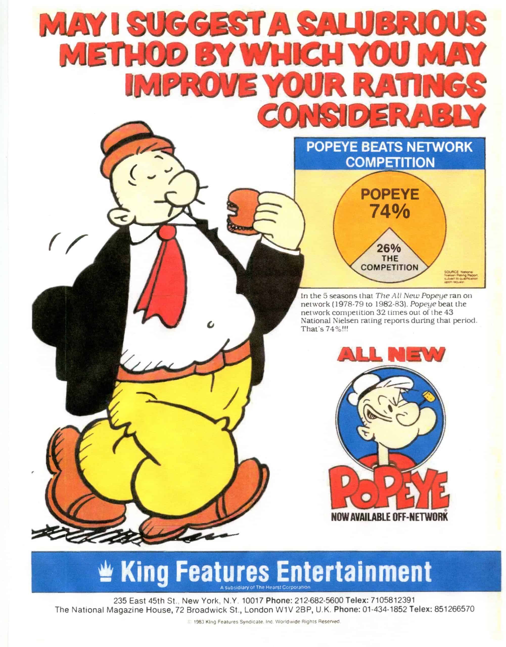 TV syndication ad of Wimpy.