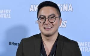 Bowen Yang attends Comedy Central’s “Awkwafina Is Nora from Queens” premiere party at Valentine DTLA on Jan. 15, 2020, in Los Angeles. CREDIT: Frazer Harrison/Getty Images for Comedy Central/TNS). For article, Bowen Yang and the iceberg sketch win big Image