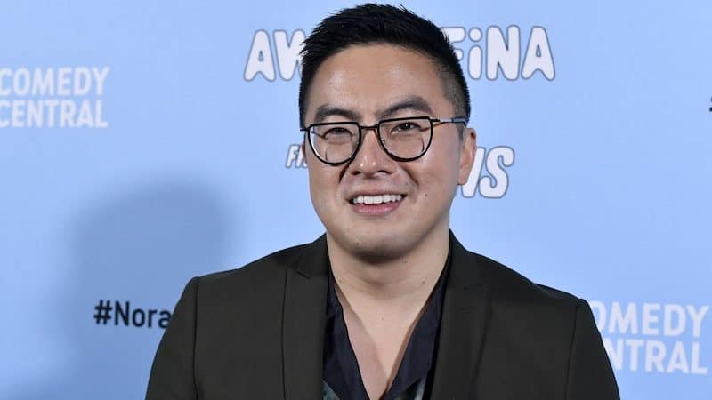 Bowen Yang attends Comedy Central’s “Awkwafina Is Nora from Queens” premiere party at Valentine DTLA on Jan. 15, 2020, in Los Angeles. CREDIT: Frazer Harrison/Getty Images for Comedy Central/TNS). For article, Bowen Yang and the iceberg sketch win big Image