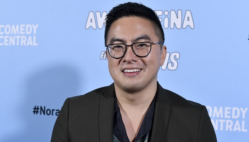 Bowen Yang attends Comedy Central’s “Awkwafina Is Nora from Queens” premiere party at Valentine DTLA on Jan. 15, 2020, in Los Angeles. CREDIT: Frazer Harrison/Getty Images for Comedy Central/TNS). For article, Bowen Yang and the iceberg sketch win big