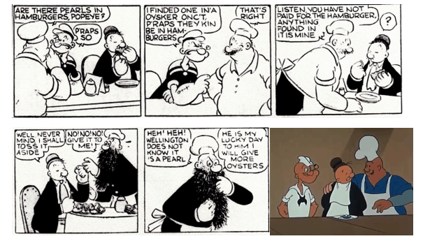 1939 Wimpy strips and cartoon by Winner & Sims.