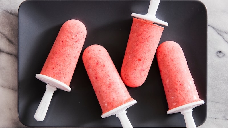 Strawberry Cream Paletas