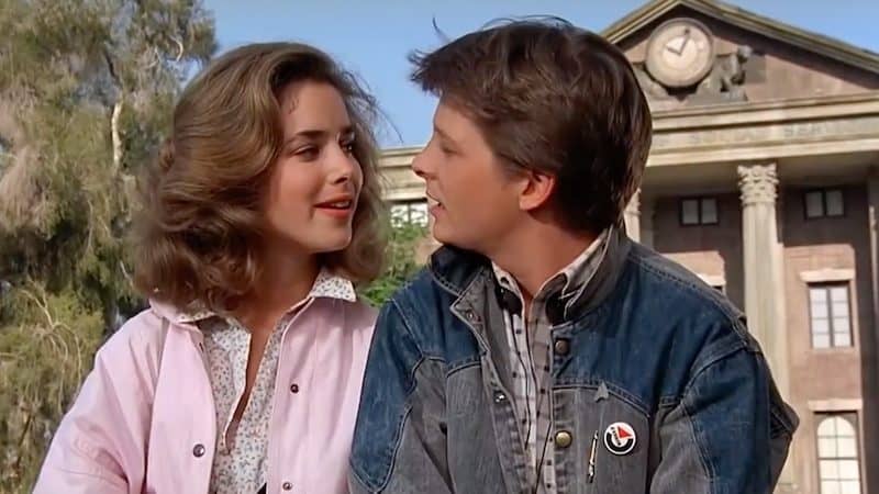 1. Claudia Wells and Michael J Fox in 1985's Back to the Future - Universal Pictures. For article on 