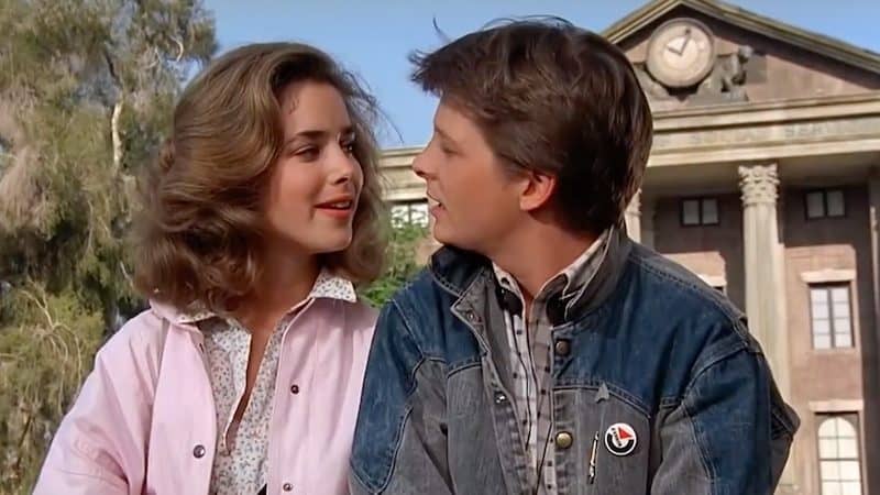 1. Claudia Wells and Michael J Fox in 1985's Back to the Future - Universal Pictures. For article on