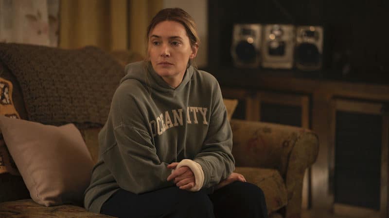 HBO Max was boosted by HBO’s “Mare of Easttown,” starring Kate Winslet. CREDIT: Michele K. Short/HBO/TNS). Filming ‘Mare of Easttown’ on HBO Image