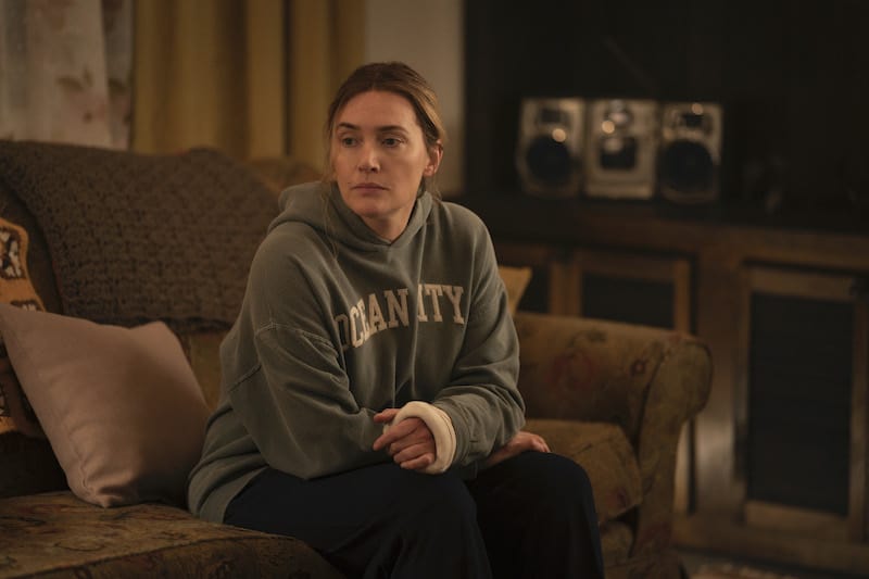 HBO Max was boosted by HBO’s “Mare of Easttown,” starring Kate Winslet. CREDIT: Michele K. Short/HBO/TNS). Filming ‘Mare of Easttown’ on HBO