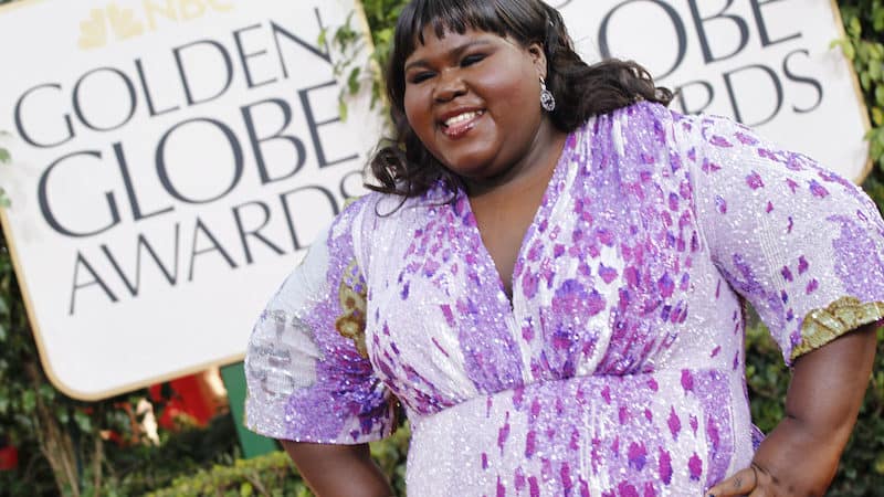 Gabourey Sidibe arrives at the 68th Annual Golden Globe Awards on Sunday, January 16, 2011, at the Beverly Hilton Hotel in Beverly Hills, California. (Jay L. Clendenin/Los Angeles Times/MCT). For: Paranormal Comedy Podcast with Gabourey Sidibe Image
