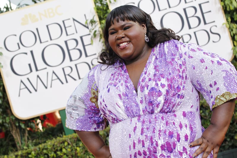 Gabourey Sidibe arrives at the 68th Annual Golden Globe Awards on Sunday, January 16, 2011, at the Beverly Hilton Hotel in Beverly Hills, California. (Jay L. Clendenin/Los Angeles Times/MCT). For: Paranormal Comedy Podcast with Gabourey Sidibe