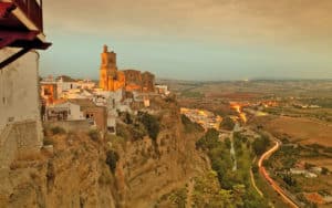 Arcos, Spain, where locals “see the backs of the birds as they fly.” CREDIT: Dominic Arizona Bonuccelli, Rick Steves’ Europe. For history and culture of Arcos in Spain Image