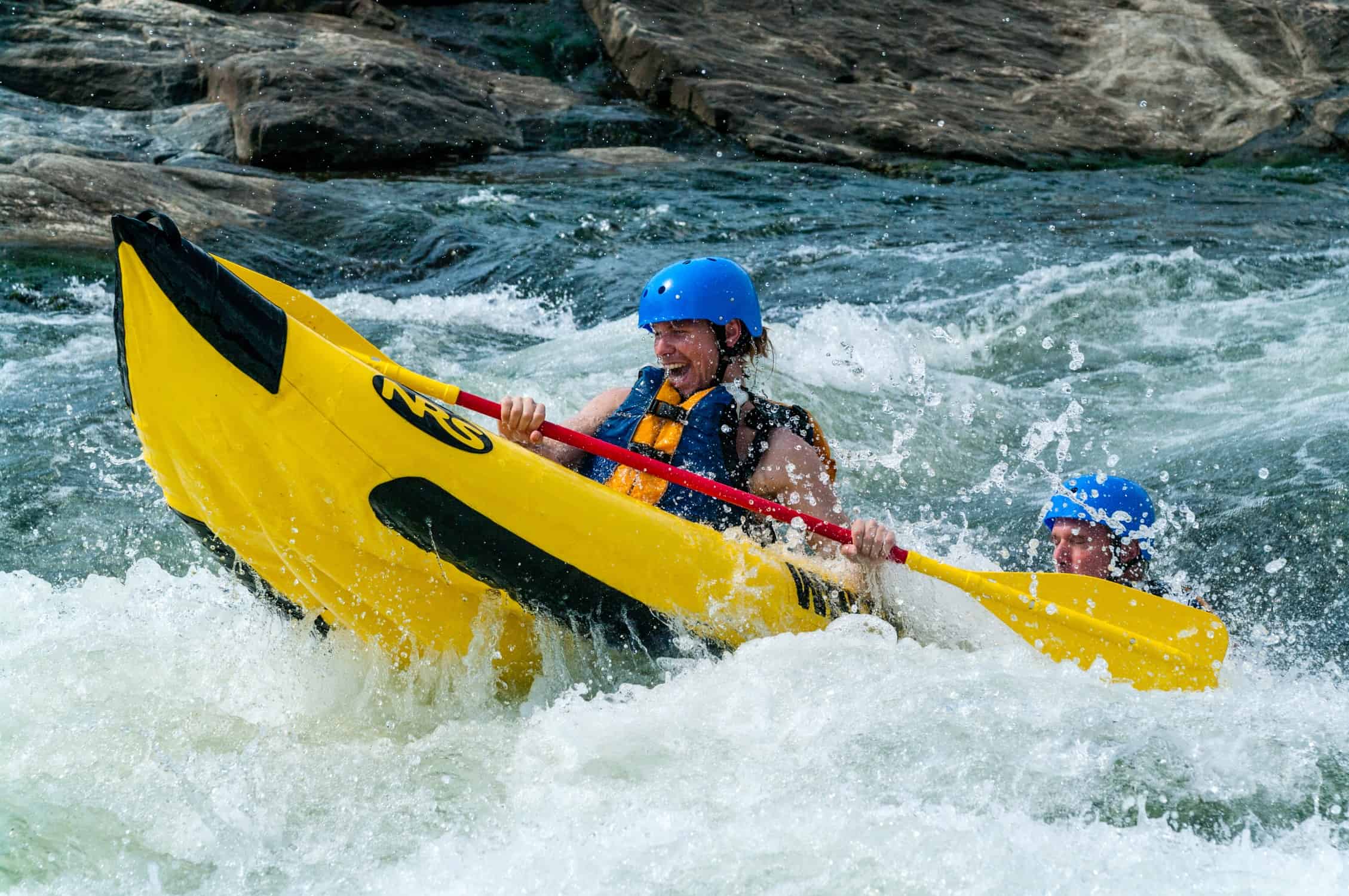 Kayaking on the Chattahoochee River in Columbus Georgia