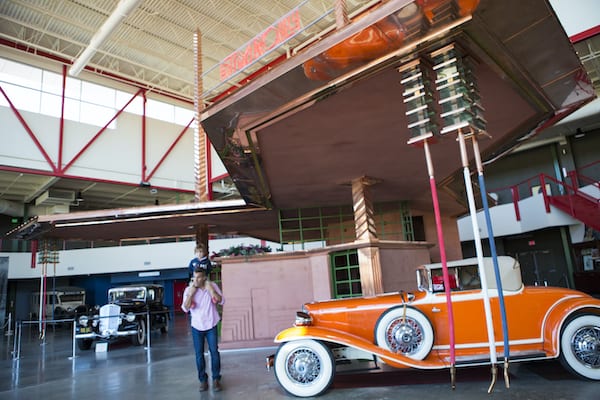 Frank Lloyd Wright-designed filling station