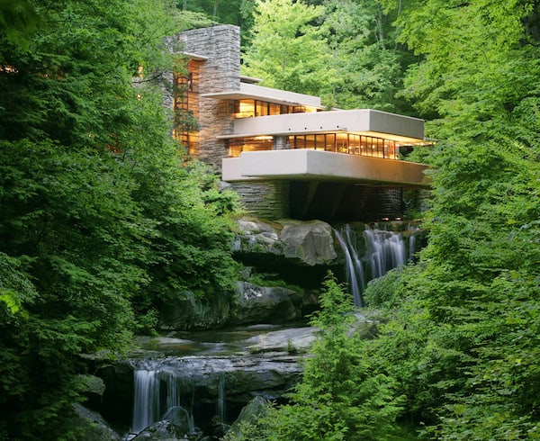 Frank Lloyd Wright's Fallingwater. Image from GO Laurel Highlands