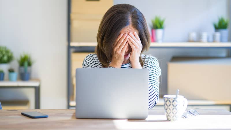 Woman receiving political views from parents Image