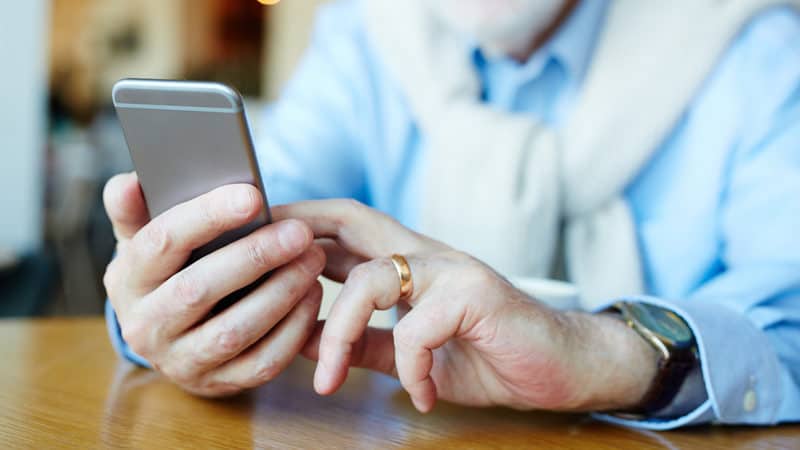 Husband's texts are suspicious! Image