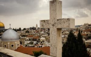 from Mount Scopus in Jerusalem. Photo credit, 9parusnikov. For article on 'Into the Room' Image
